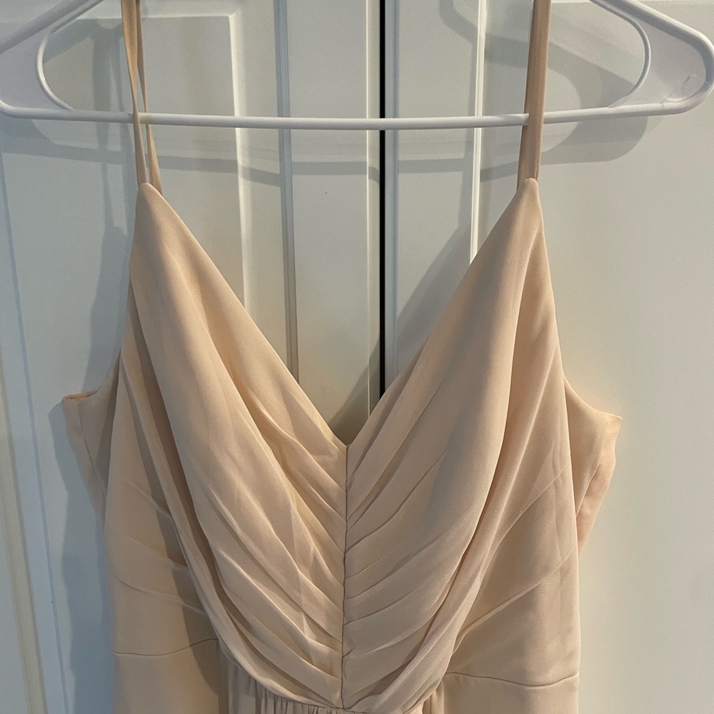 Bill Levkoff Bridesmaid dress- Champagne